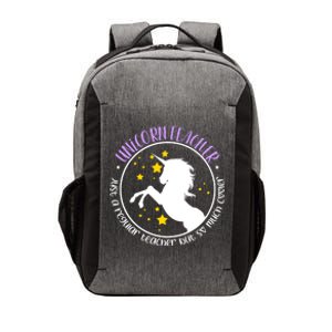 Unicorn Teacher Just A Regular Teacher But So Much Cooler Vector Backpack