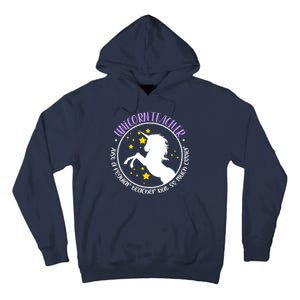 Unicorn Teacher Just A Regular Teacher But So Much Cooler Tall Hoodie