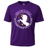 Unicorn Teacher Just A Regular Teacher But So Much Cooler Performance Shirt