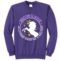 Unicorn Teacher Just A Regular Teacher But So Much Cooler Sweatshirt