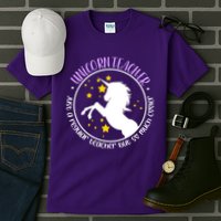 Unicorn Teacher Just A Regular Teacher But So Much Cooler Tall T-Shirt