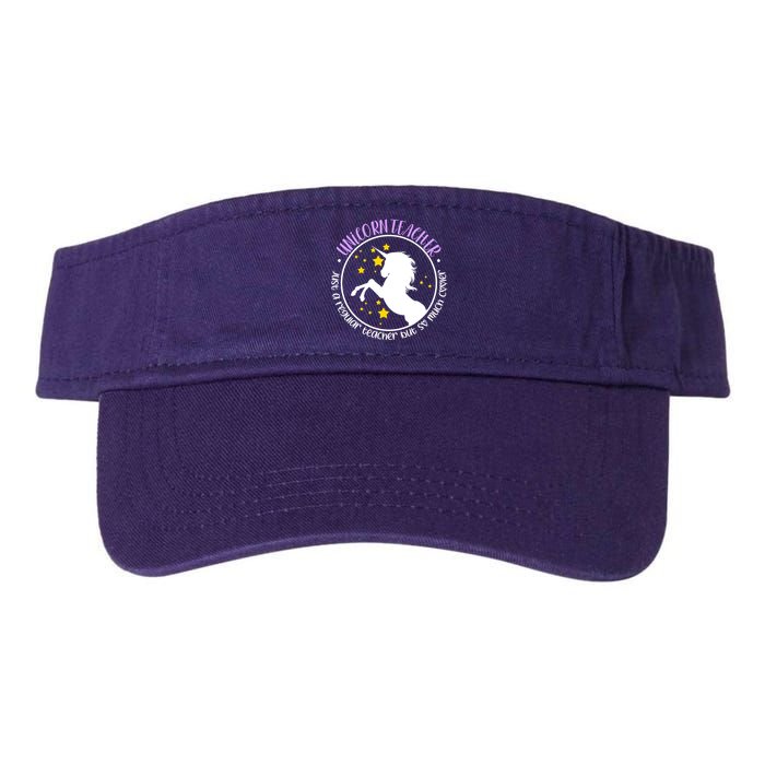 Unicorn Teacher Just A Regular Teacher But So Much Cooler Visor