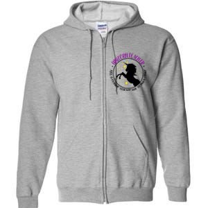 Unicorn Teacher Just A Regular Teacher But So Much Cooler Full Zip Hoodie