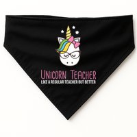 Unicorn Teacher Like A Regular Teacher But Better USA-Made Doggie Bandana