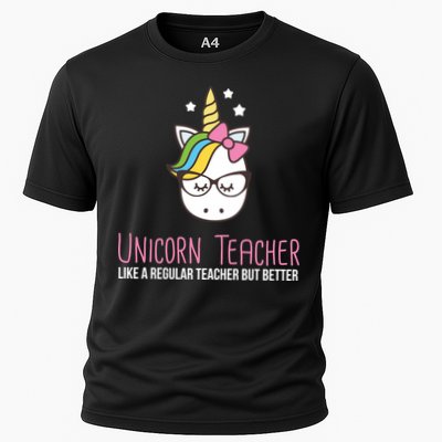Unicorn Teacher Like A Regular Teacher But Better Performance Shirt