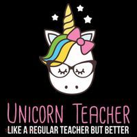 Unicorn Teacher Like A Regular Teacher But Better Hoodie