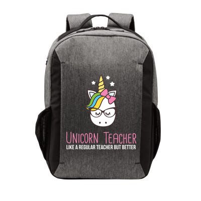 Unicorn Teacher Like A Regular Teacher But Better Vector Backpack