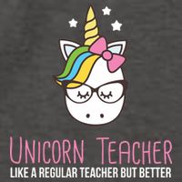 Unicorn Teacher Like A Regular Teacher But Better Vector Backpack