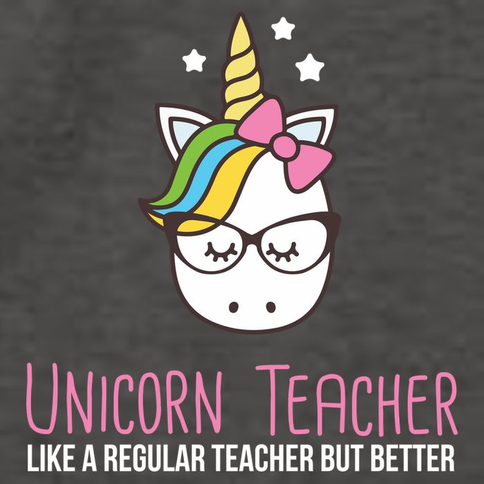 Unicorn Teacher Like A Regular Teacher But Better Vector Backpack