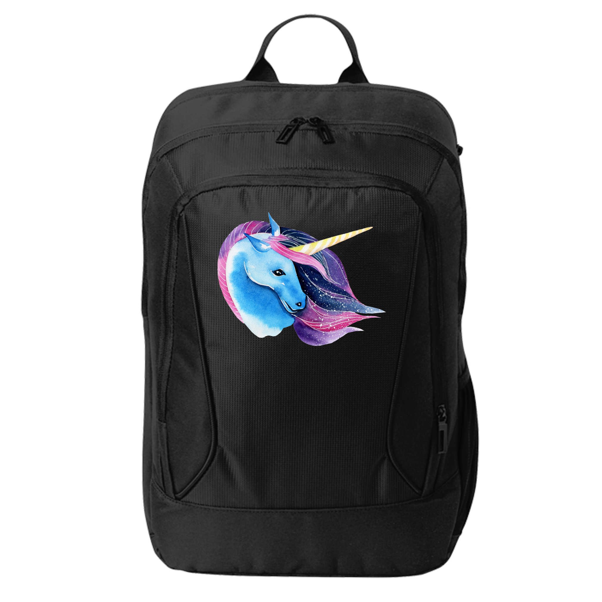 Unicorn Watercolor City Backpack