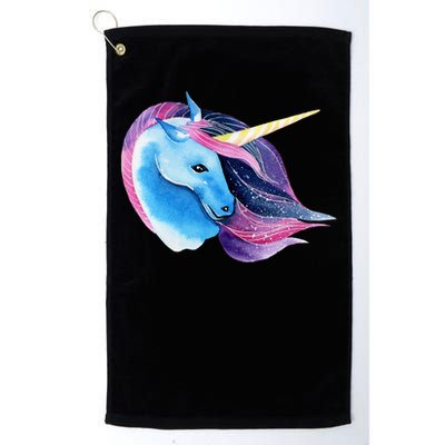 Unicorn Watercolor Golf Towel