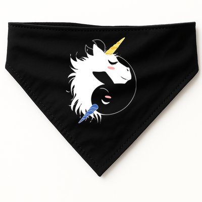 Unicorn Ying Yang USA-Made Doggie Bandana