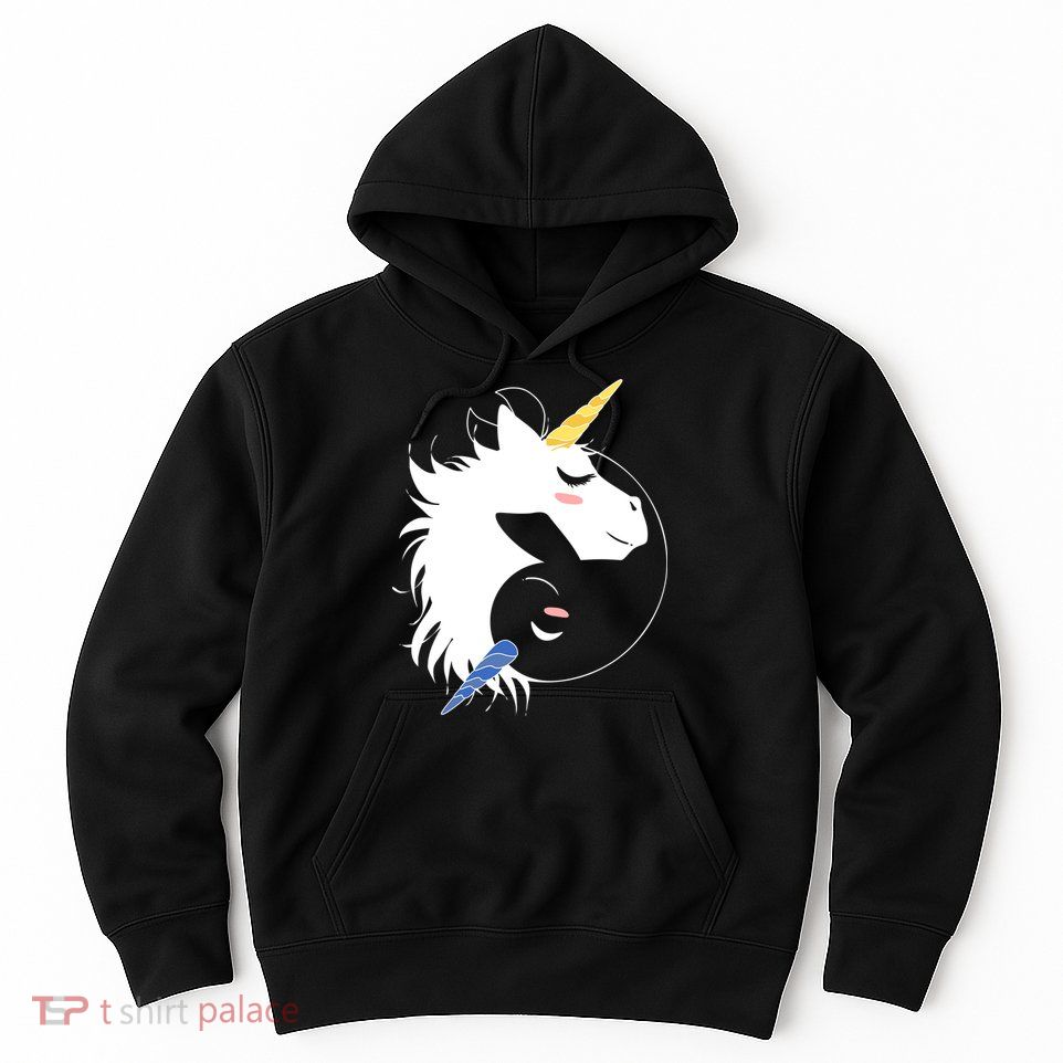 Unicorn Ying Yang Hoodie