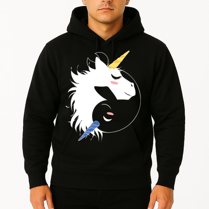 Unicorn Ying Yang Hoodie