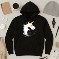 Unicorn Ying Yang Hoodie
