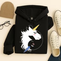 Unicorn Ying Yang Hoodie