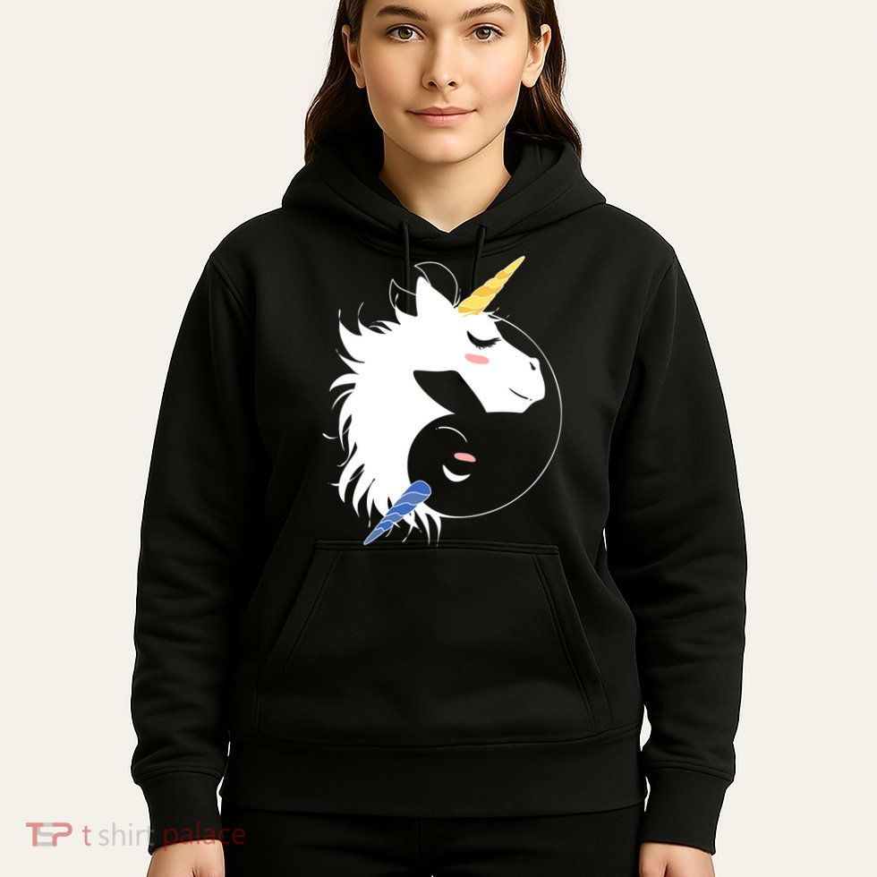 Unicorn Ying Yang Hoodie