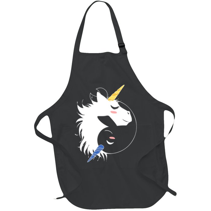 Unicorn Ying Yang Apron