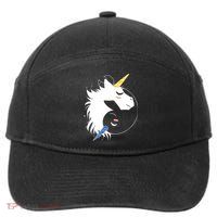 Unicorn Ying Yang 7-Panel Snapback Hat