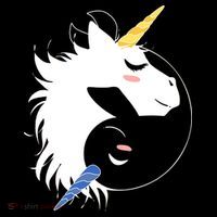 Unicorn Ying Yang 7-Panel Snapback Hat