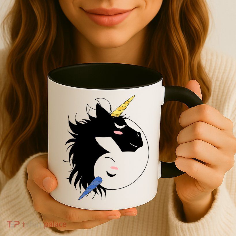 Unicorn Ying Yang Mug