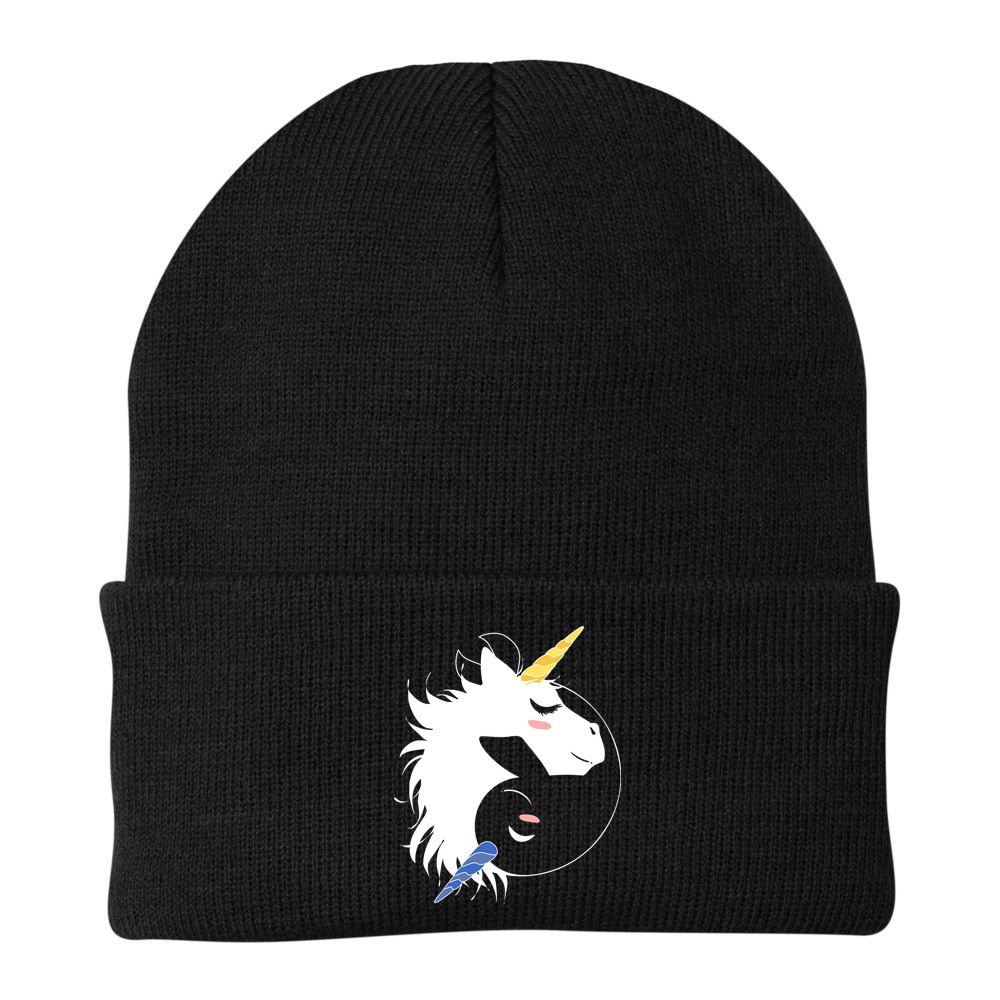 Unicorn Ying Yang Beanie