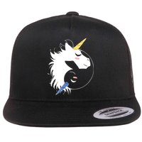 Unicorn Ying Yang Flatbill Hat