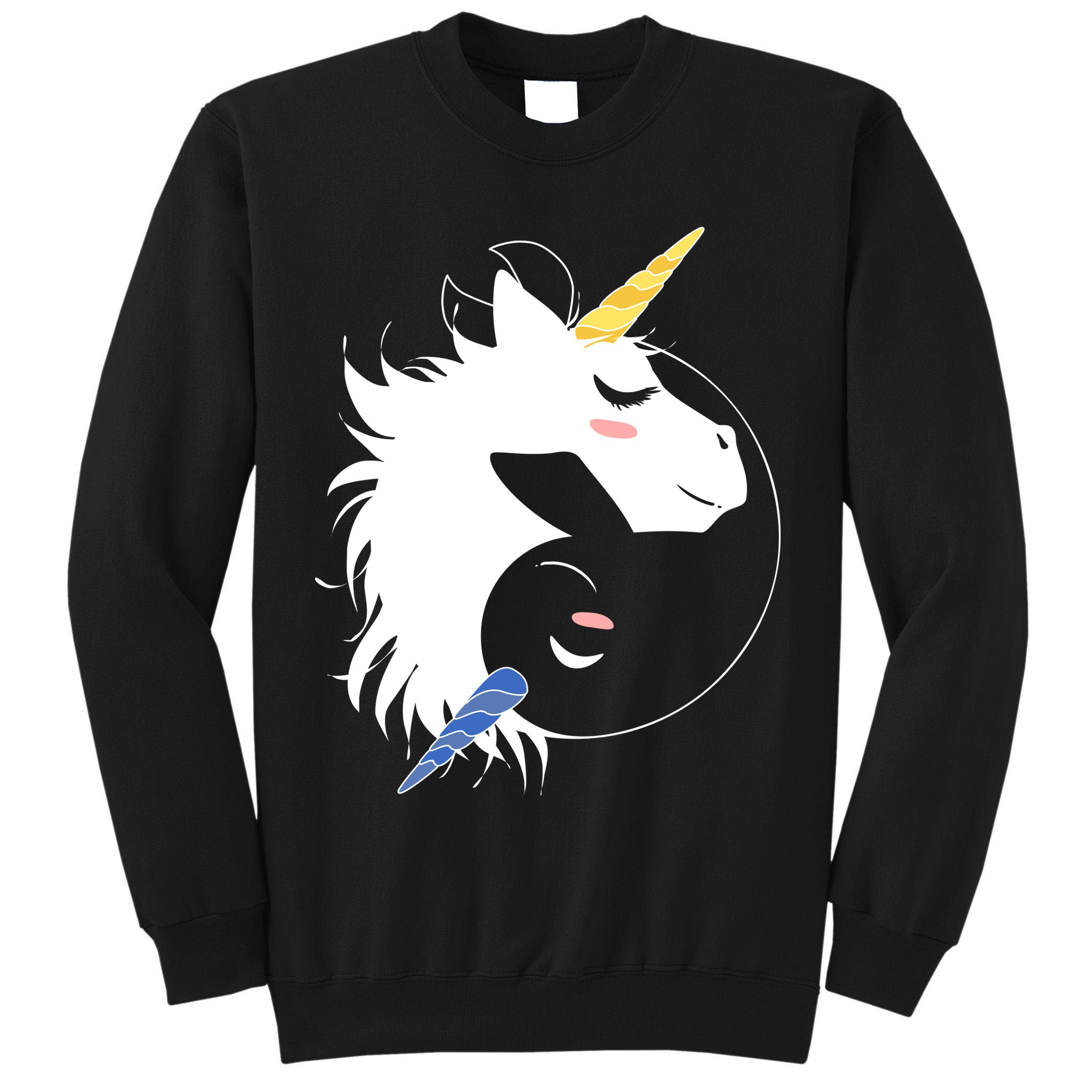 Unicorn Ying Yang Tall Sweatshirt