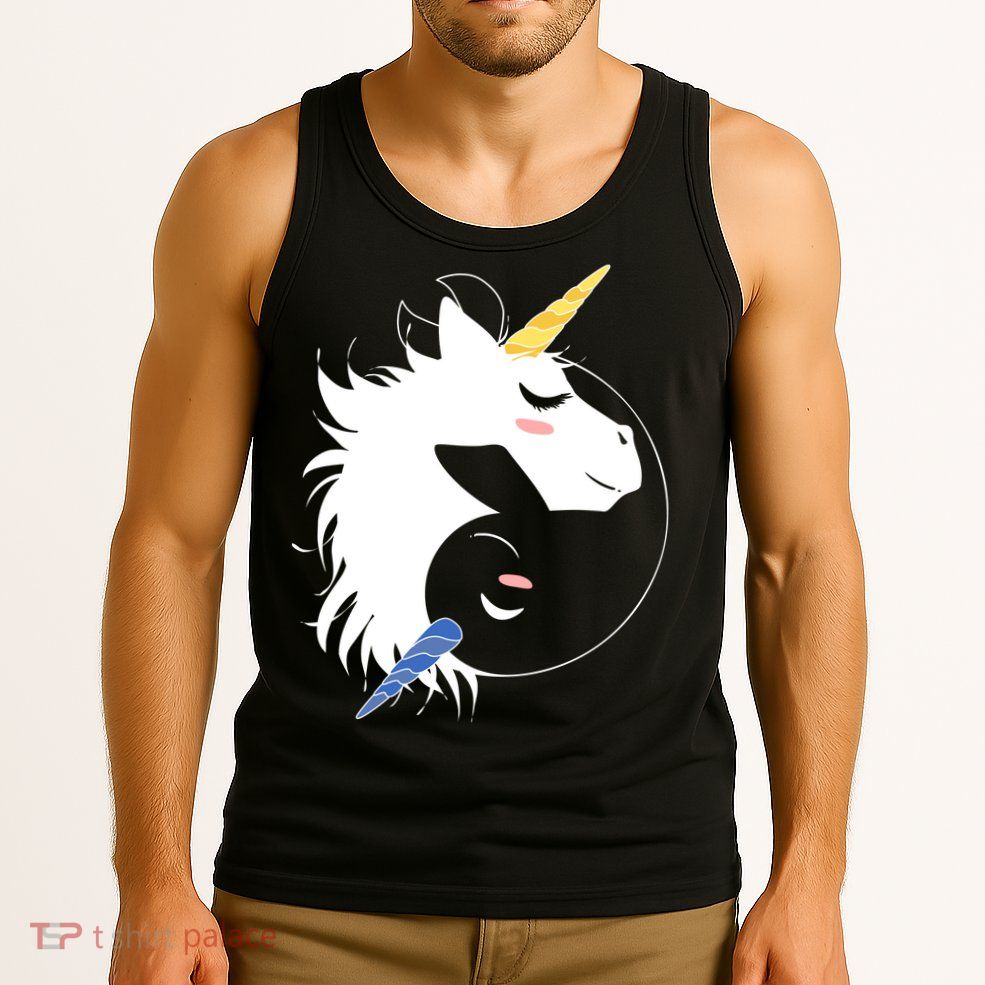 Unicorn Ying Yang Tank Top