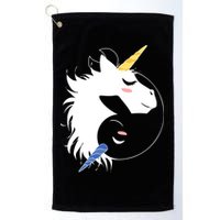 Unicorn Ying Yang Golf Towel