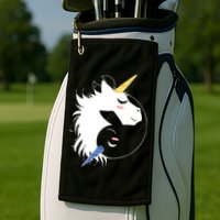 Unicorn Ying Yang Golf Towel