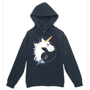 Unicorn Ying Yang Urban Pullover Hoodie