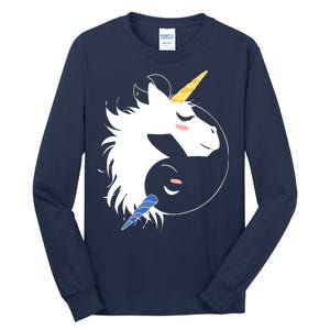 Unicorn Ying Yang Tall Long Sleeve T-Shirt