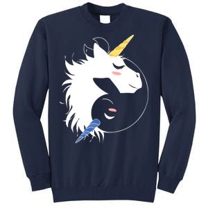 Unicorn Ying Yang Tall Sweatshirt