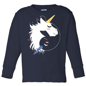 Unicorn Ying Yang Toddler Long Sleeve Shirt