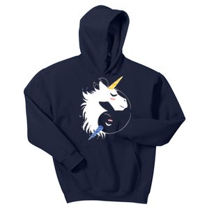 Unicorn Ying Yang Kids Hoodie