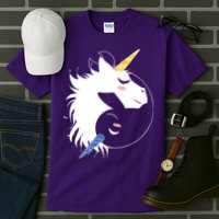 Unicorn Ying Yang Tall T-Shirt