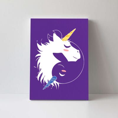 Unicorn Ying Yang Canvas