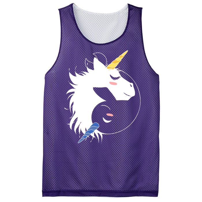 Unicorn Ying Yang Mesh Reversible Basketball Jersey Tank