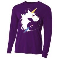 Unicorn Ying Yang Cooling Performance Long Sleeve Crew