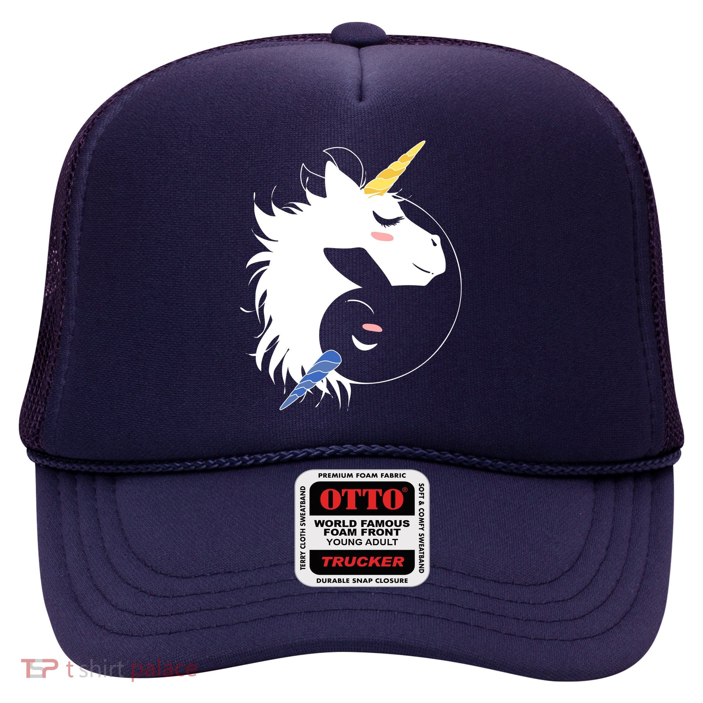 Unicorn Ying Yang Trucker Hat