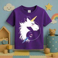 Unicorn Ying Yang Toddler T-Shirt