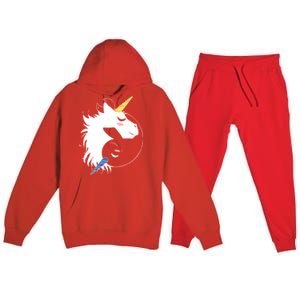 Unicorn Ying Yang Premium Hooded Sweatsuit Set