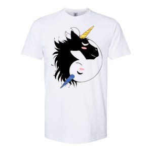 Unicorn Ying Yang Softstyle CVC T-Shirt