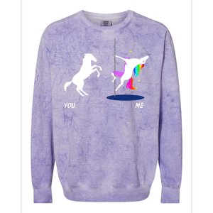 Unicorn You Me Colorblast Crewneck Sweatshirt