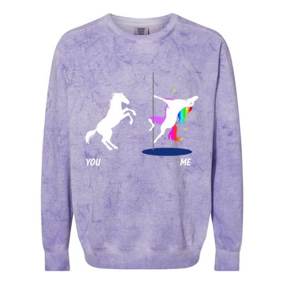 Unicorn You Me Colorblast Crewneck Sweatshirt