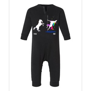 Unicorn You Me Infant Fleece One Piece