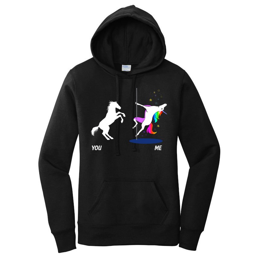 Unicorn You Me Women's Pullover Hoodie