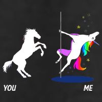 Unicorn You Me Golf Towel