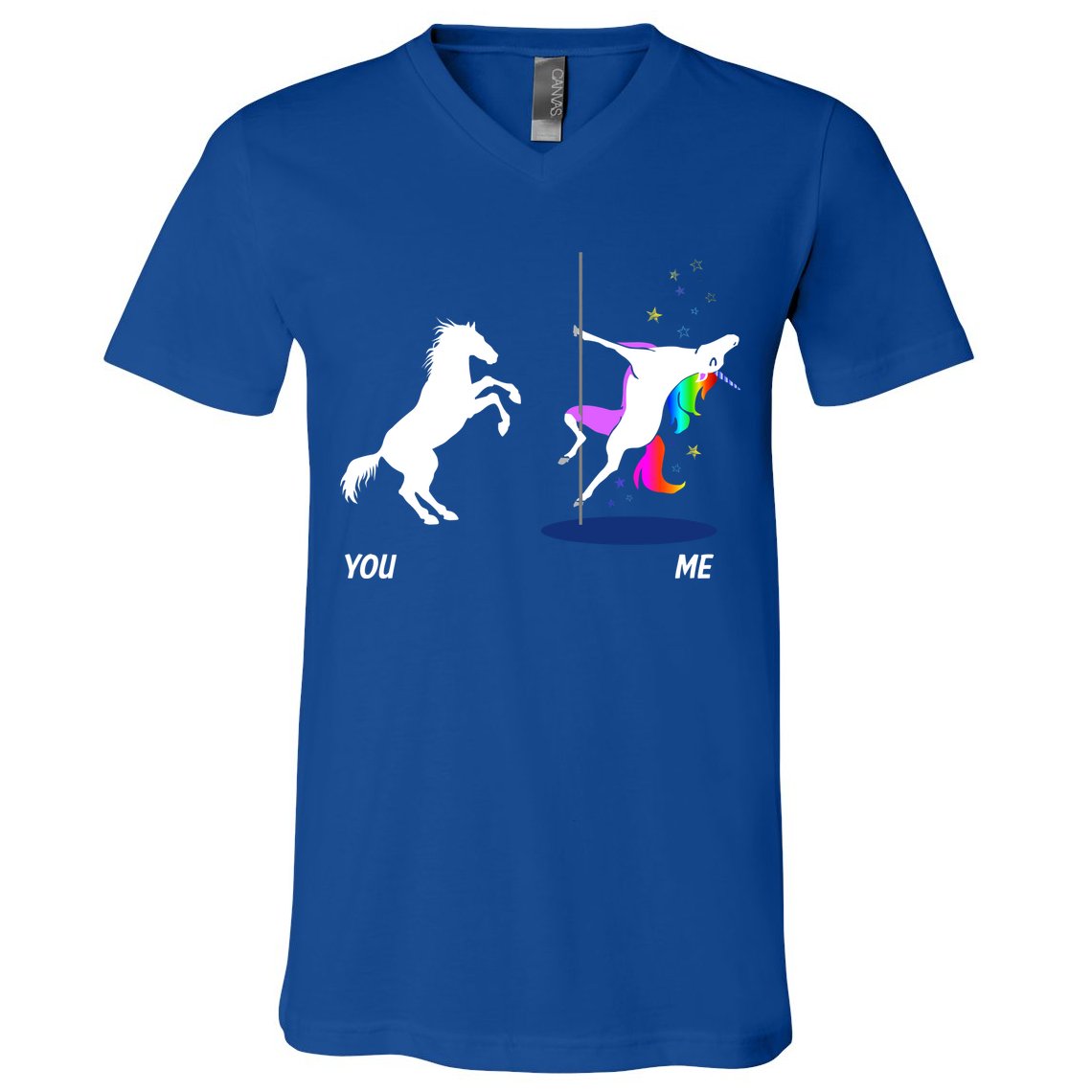 Unicorn You Me V-Neck T-Shirt